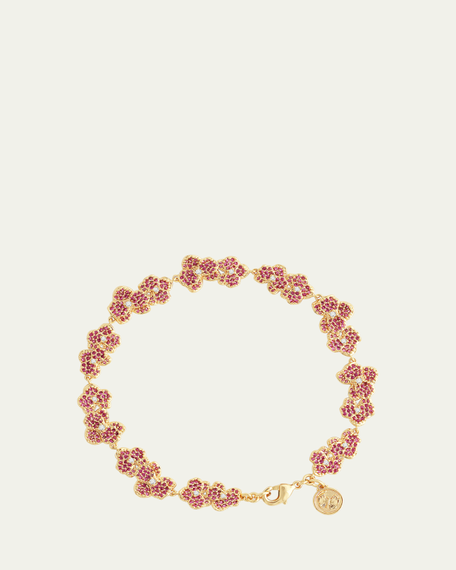 Orchid Pave Tennis Bracelet